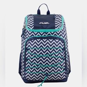 FUEL Sports Backpack Wide Mouth with Front Bungee and Inner Tech Pocket,
 NWT